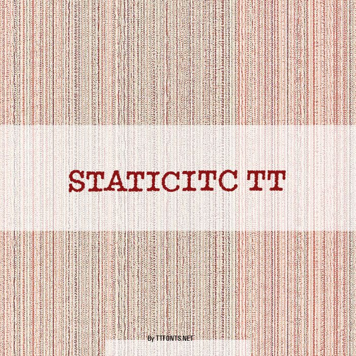 StaticITC TT example